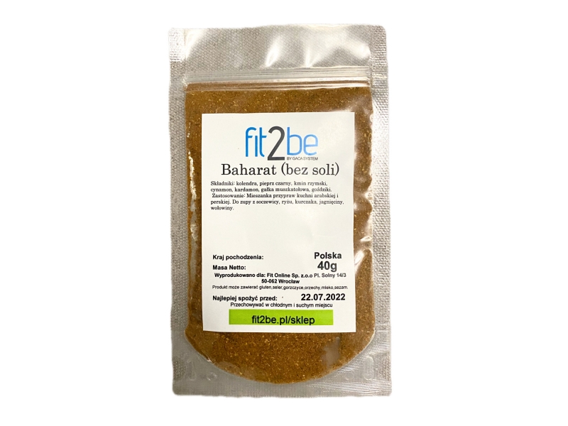 Przyprawa arabski Baharat BEZ SOLI 40g